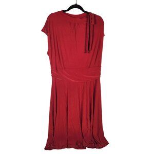 1940 NWT Loved Squared Womens Plus Dress Lipstick Red Pin-up Retro Valentines 2X